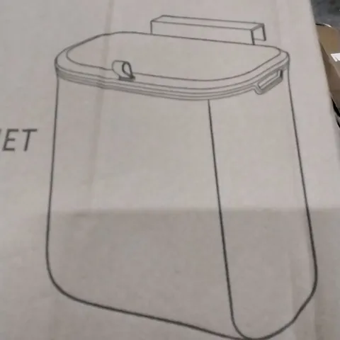 BOXED IN CABINET TRASH CAN