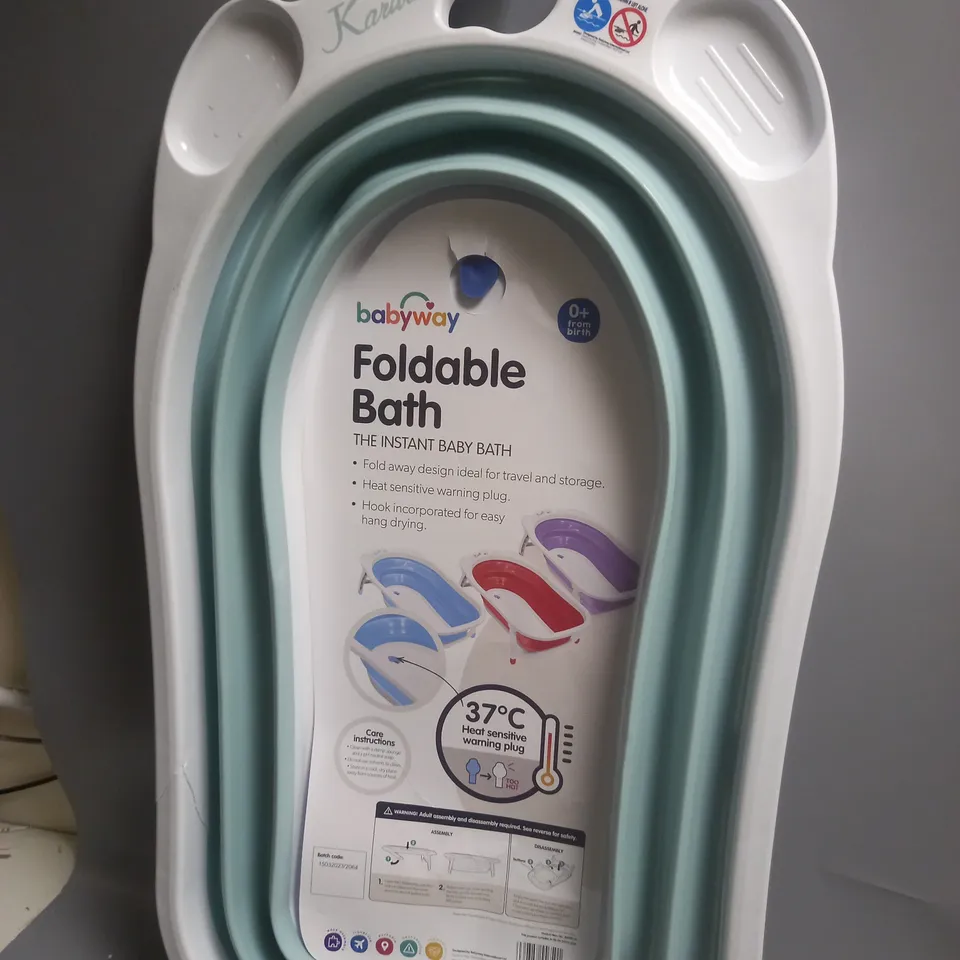 BABYWAY FOLDABLE BATH IN WHITE