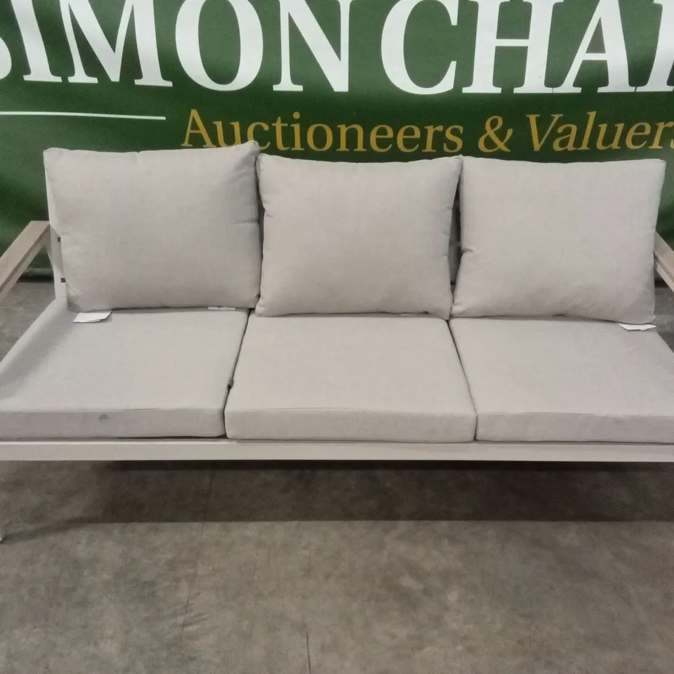 PACIFIC METAL 3 SEATER OUTDOOR GARDEN SOFA