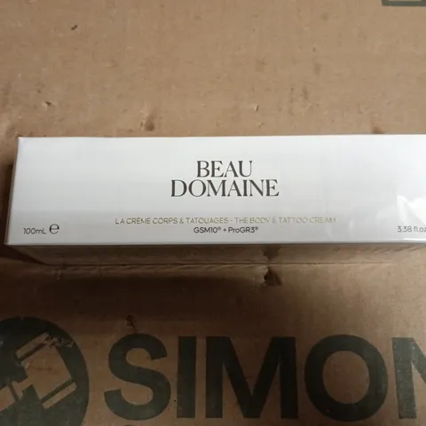 BEAU DOMAINE LA CRÈME CORPS & TATOUAGES – THE BODY & TATTOO CREAM, 100ML