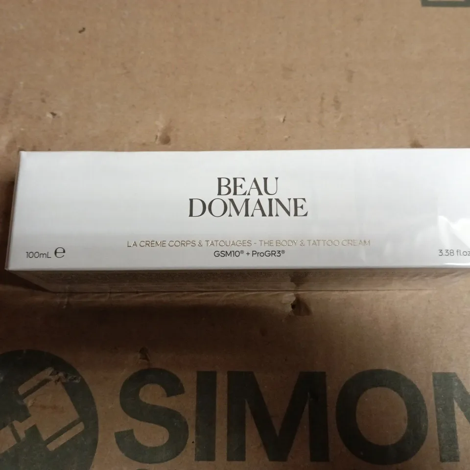 BEAU DOMAINE LA CRÈME CORPS & TATOUAGES – THE BODY & TATTOO CREAM, 100ML