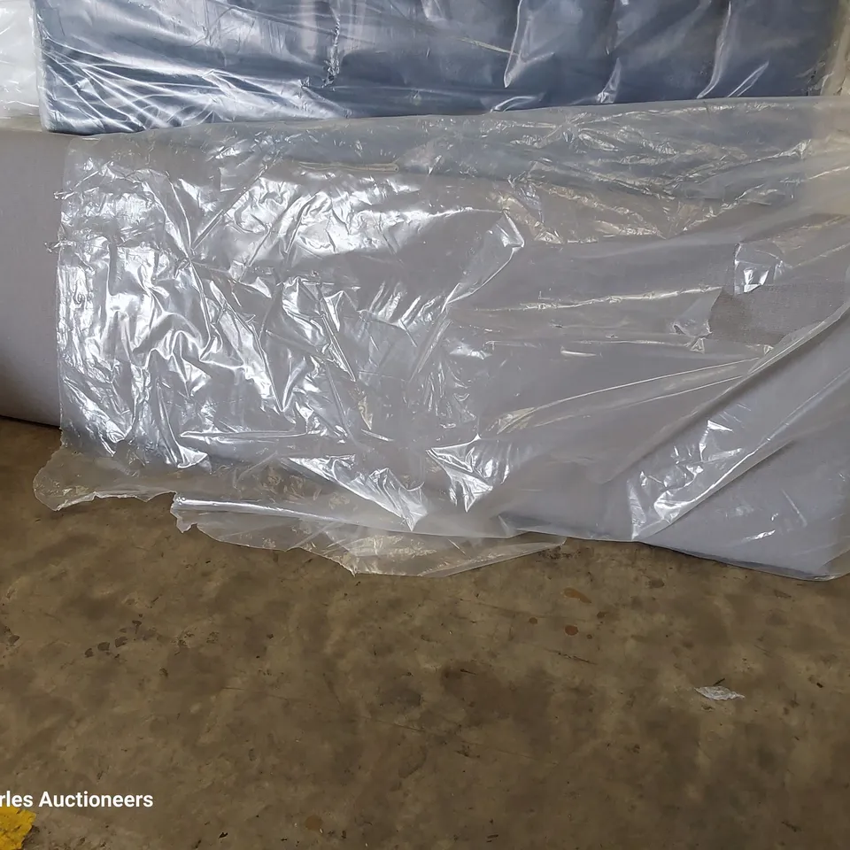 BAGGED 6' SUPER KINGSIZE HEADBOARD SLATE GREY FABRIC 
