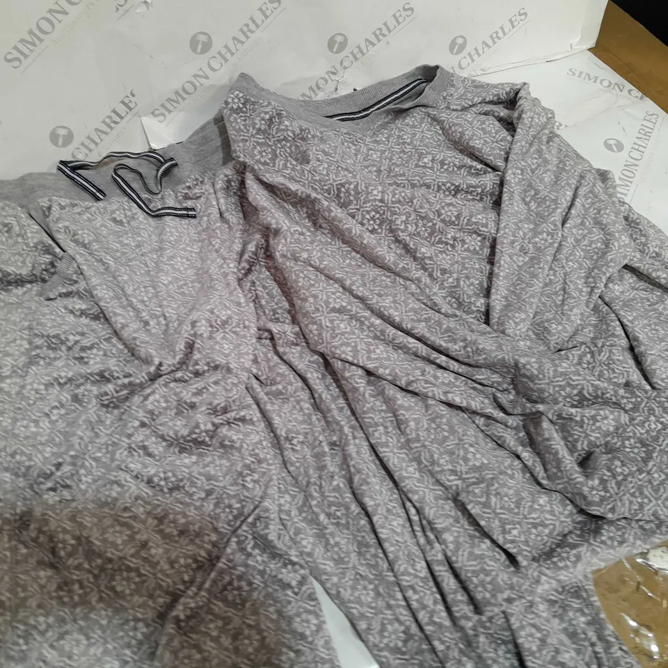 CH SILKY STRETCH VALEUR PYJAMAS GREY SIZE M