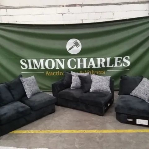 INCOMPLETE HAVANA FABRIC CORNER GROUP SOFA PARTS - CHARCOAL (PARTS ONLY)