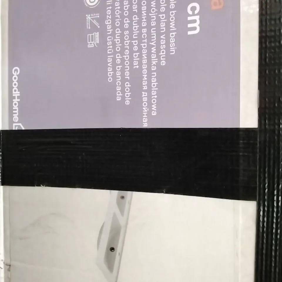 BOXED LANA 120CM DOUBLE BOWL BASIN