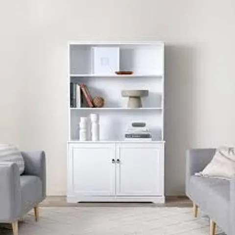BOXED BRAND NEW HAMPTON BOOKCASE - WHITE (1 BOX)