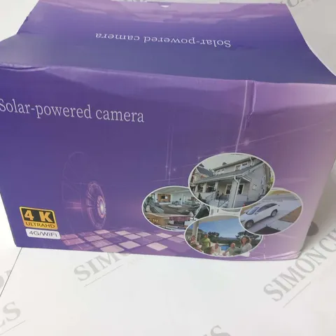 BOXED SOLAR-POWERED 4K CAMERA