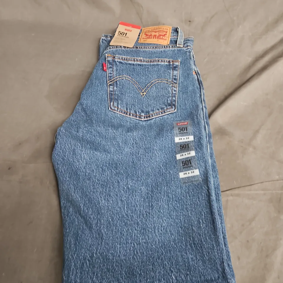 LEVI'S 501 ORIGINAL JEANS – UK 8 (US 26 X 32)