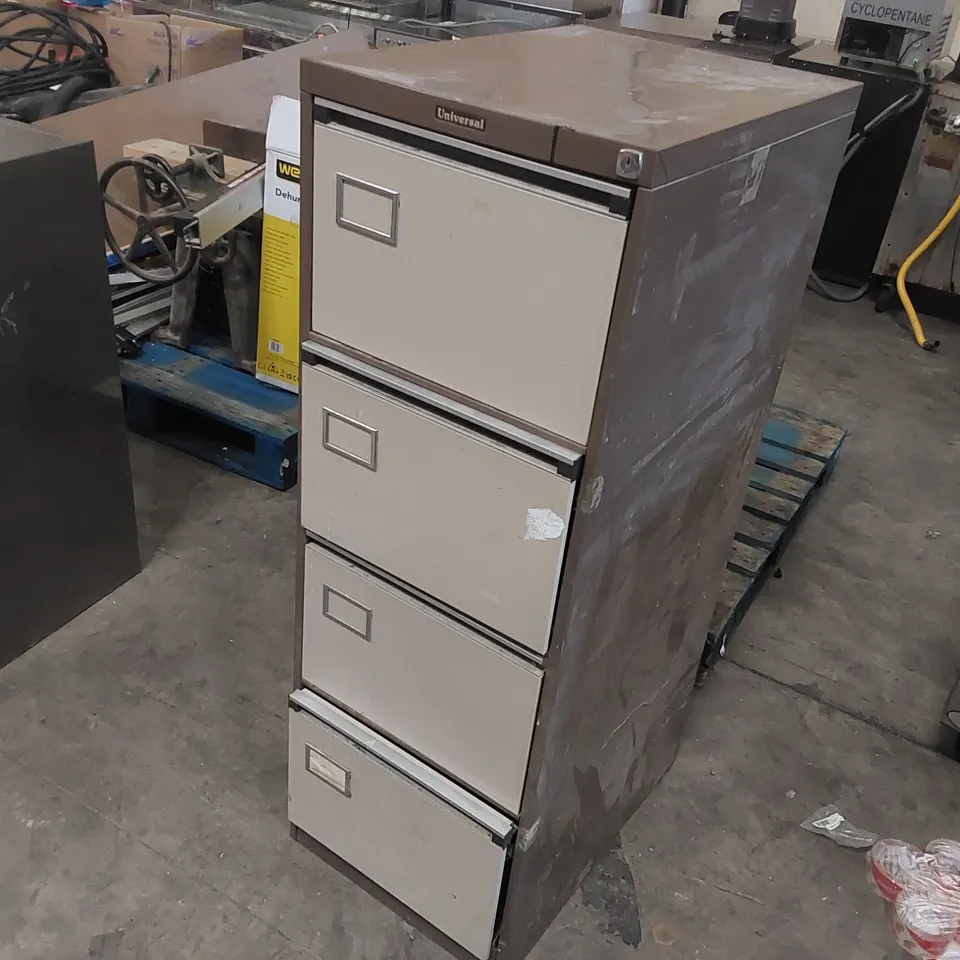 UNIVERSAL 4 DRAWER METAL STORAGE CABINET 