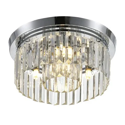 BOXED LIVINGANDHOME CRYSTAL MOUNT CEILING LIGHT