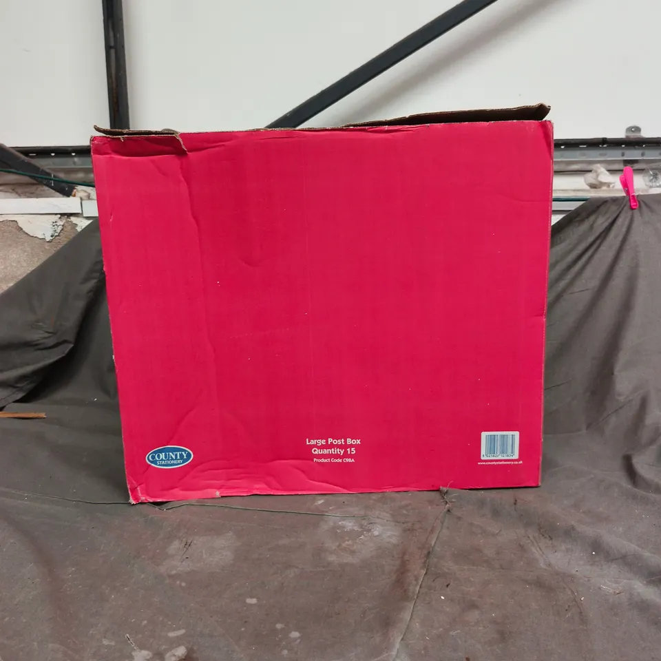15 X "POST BOX" BOXES SIZE: 450 X 350 X 160MM