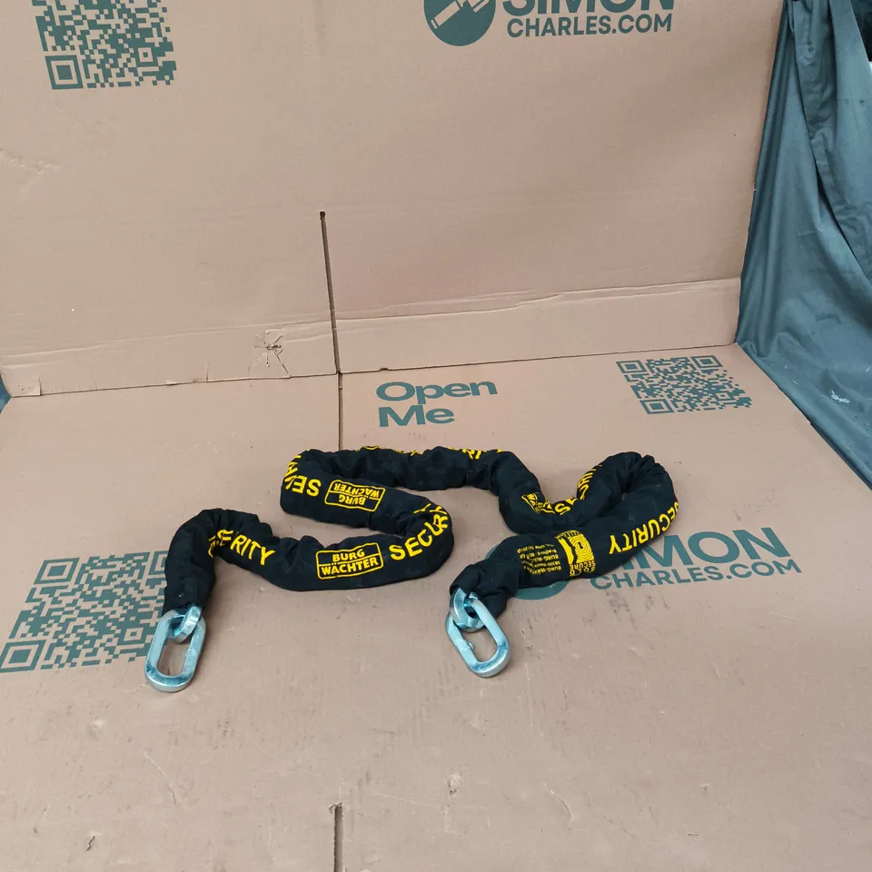 BURG-WÄCHTER SECURITY CHAIN WITH FABRIC SLEEVE (NO PADLOCK)