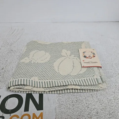 THE LIFESTYLE EDIT HARVEST PUMPKIN HAND TOWEL 50 X 90CM APPROX