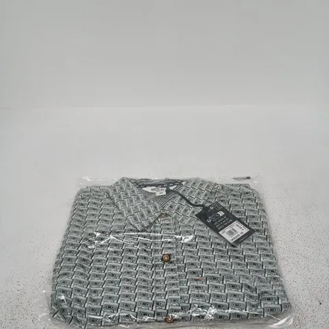 WHITESTUFF CASSETTE TAPE PRINTED SHIRT β UK XS