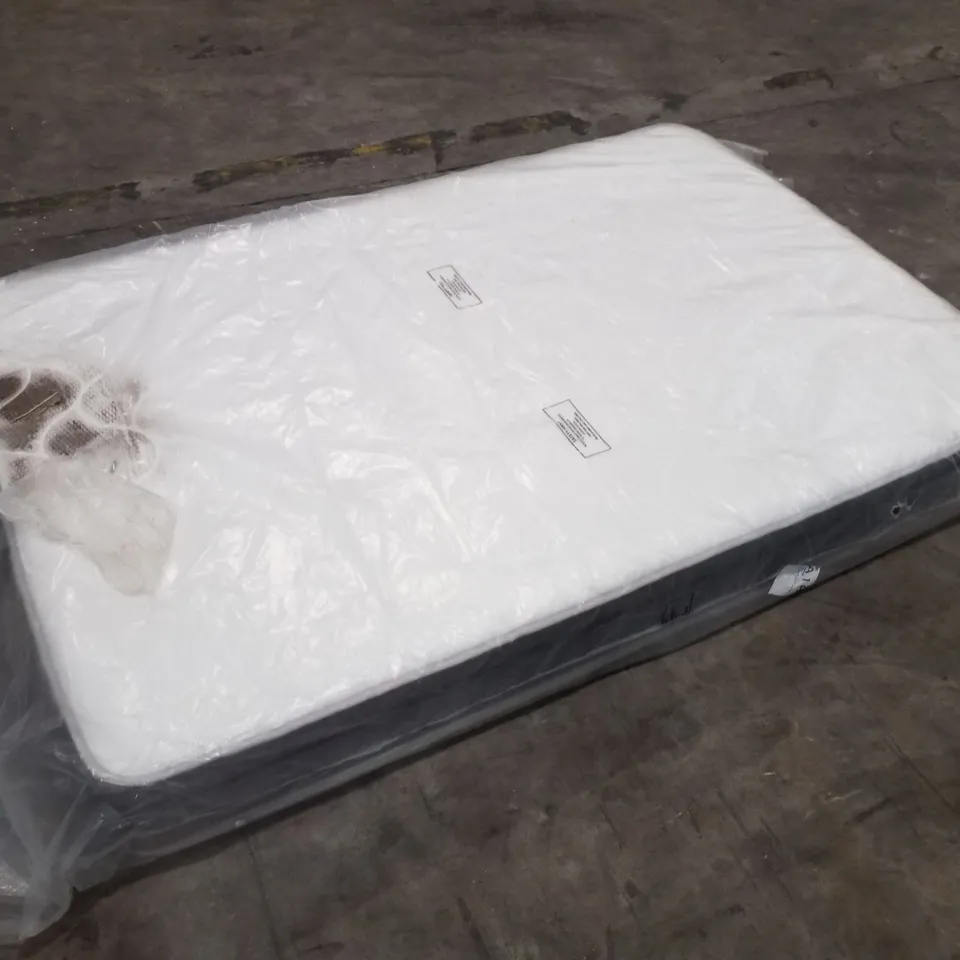 BAGGED DESIGNER ASPIRE COOL LONG FLAME QUILTED MEMORY HYBRID 120CM SMALL DOUBLE MATTRESS 