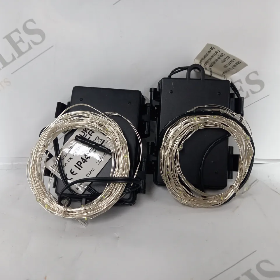 HOME REFLECTIONS INDOOR/OUTDOOR SET OF 4M LIGHT STRANDS WITH REMOTE