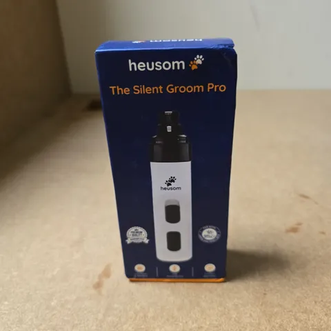 HEUSOM THE SILENT GROOM PRO PET GROOMING DEVICE – BOXED