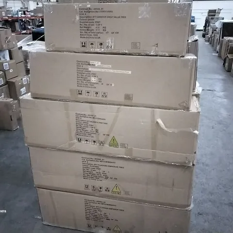 5 ASSORTED CHRISTMAS TREES
