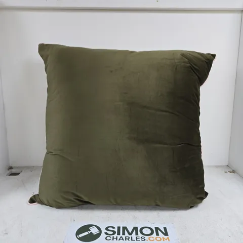 LARGE GREEN COUCH PILLOW