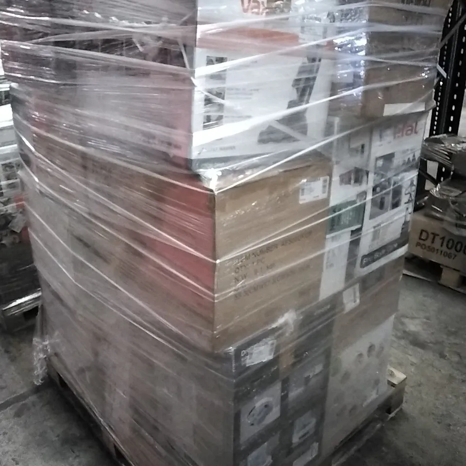 PALLET OF APPROXIMATELY 27 UNPROCESSED RAW RETURN HOUSEHOLD AND ELECTRICAL GOODS TO INCLUDE;