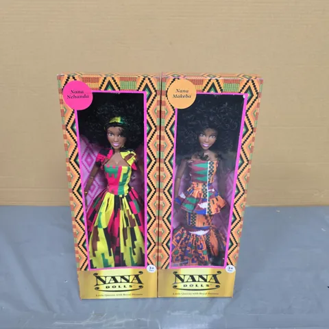 Nana Dolls – Little Queens with Royal Dreams boxed fashion dolls - LARGE QUANTITY