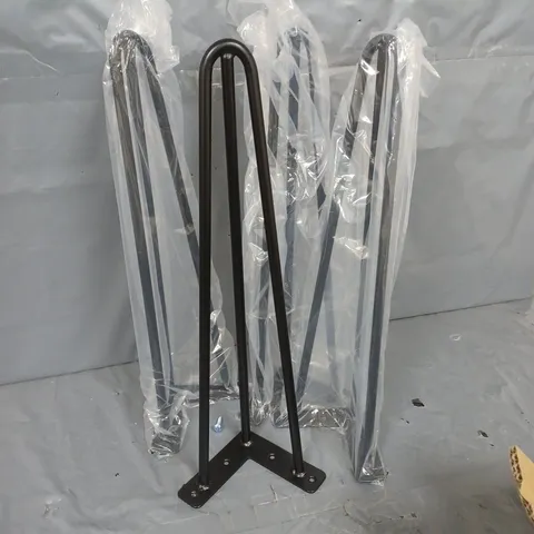 4 PACK OF 16 INCH METAL TABLE LEGS