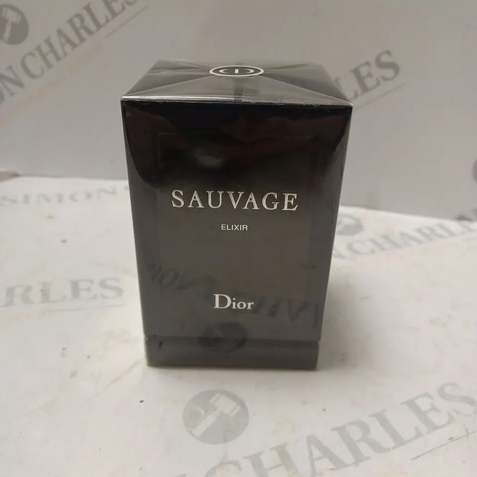 BOXED AND SEALED DIOR SAUVAGE ELIXIR VAPORISATEUR SPRAY 60ML 