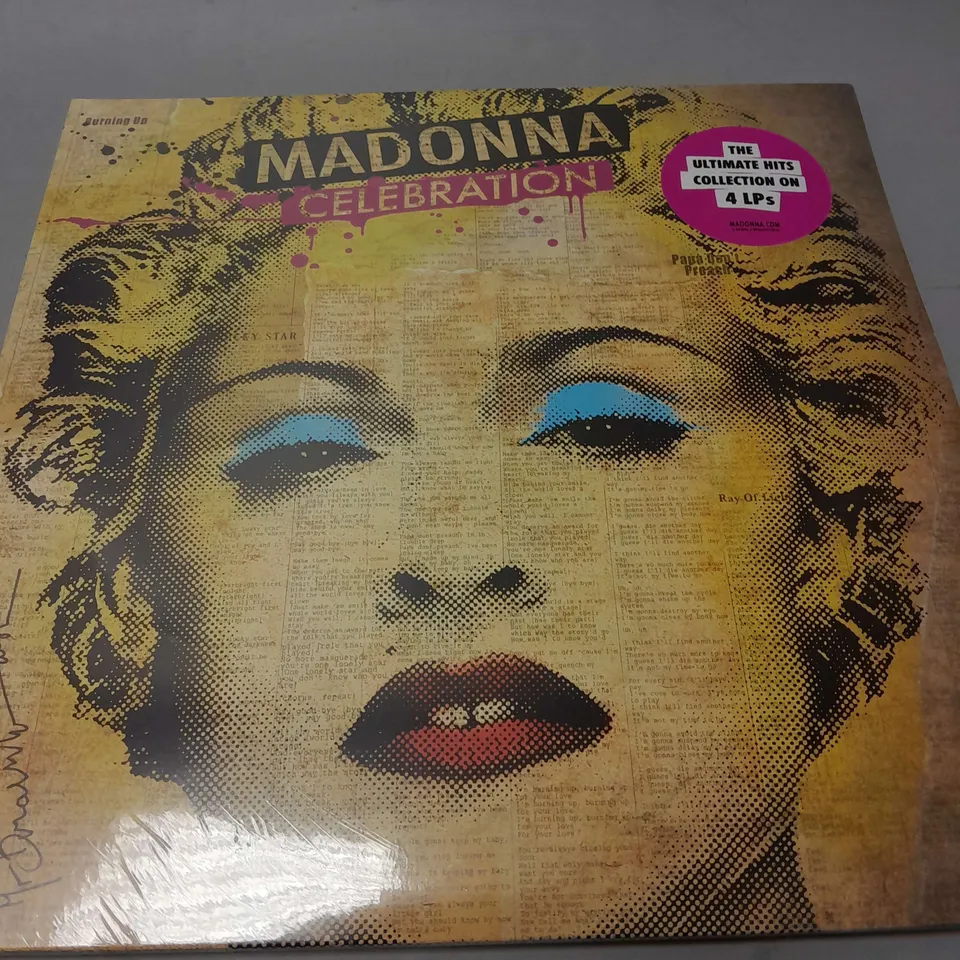 SEALED MADONNA - CELEBRATION 4 VINYL LP