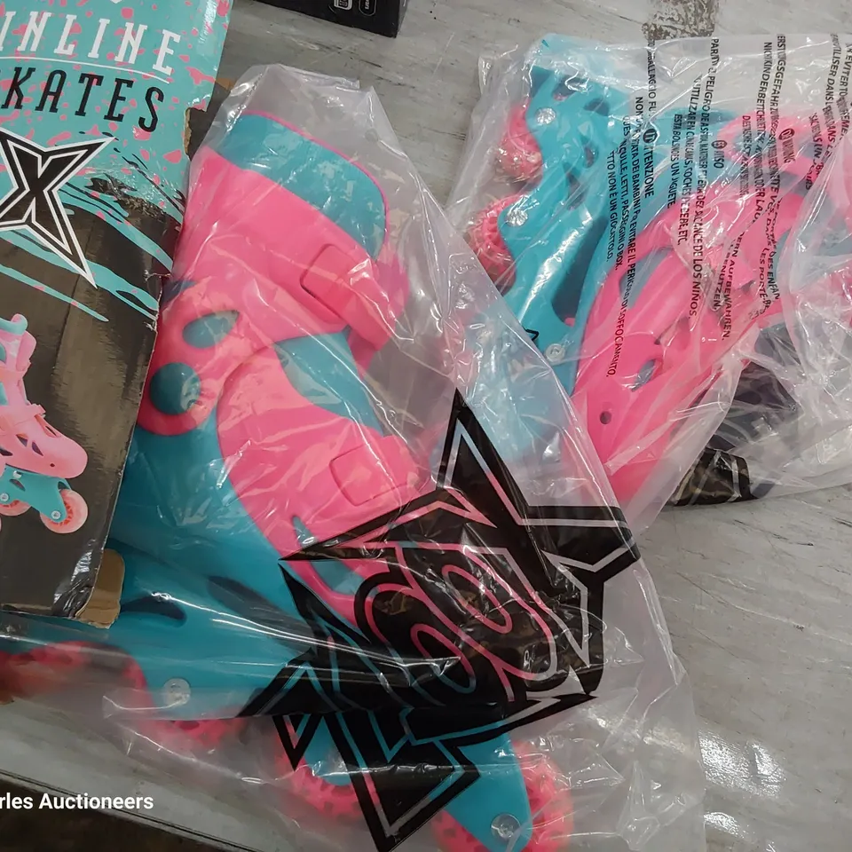 XOOTZ INLINE SKATES PINK MEDIUM RRP £36.99