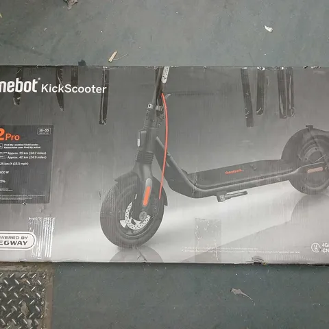 BOXED SEGWAY NINEBOT KICKSCOOTER F2 PRO E ELECTRIC SCOOTER - COLLECTION ONLY 