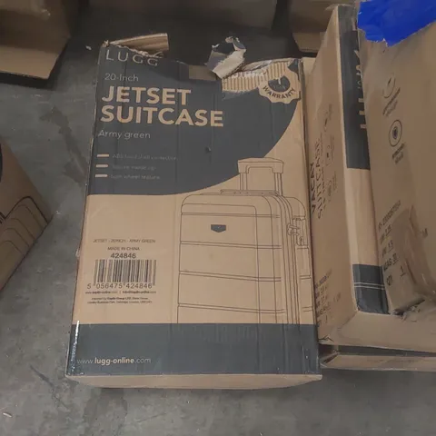 BOXED LUGG TRAVEL SUITCASE