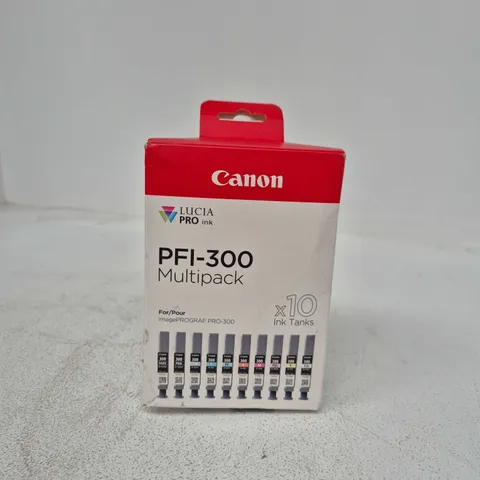 BOXED CANON PFI-300 MULTIPACK (X10 INK TANKS)