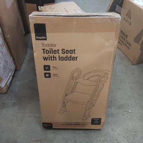 BOXED KEPLIN TODDLER TOILET SEAT WITH LADDER