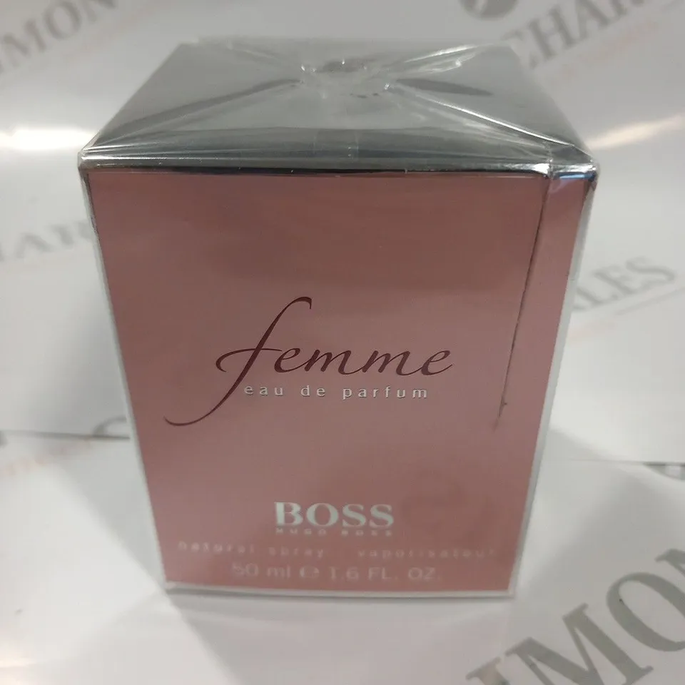 BOXED AND SEALED HUGO BOSS FEMME EAU DE PARFUM 50ML
