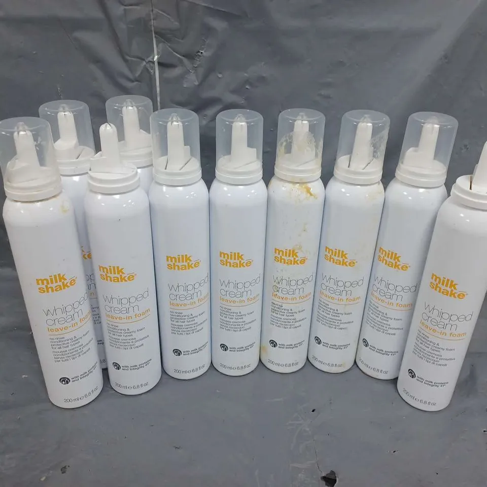APPROXIMATELY 8 MILK SHAKE WHIPPED CRESM LEAVE-IN HAIR FOAM (8 x 200ml)