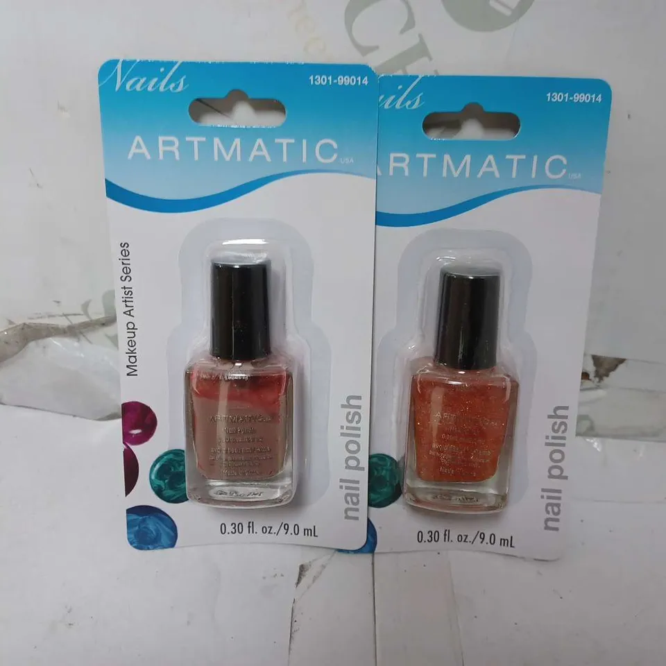 APPROXIMATELY 50 NAILS ARTMATIC NAIL POLISH IN VARIOUS COLOURS