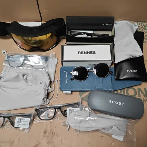 LOT OF 13 ASSORTED  ASSORTED PAIRS OF GLASSES TO INCLUDE RENNES, SCOUT AND MANGO