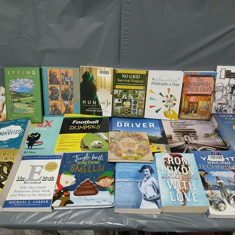LARGE QUANTITY OF ASSORTED BOOKS FROM VARIOUS AUTHORS & GENRES TO INCLUDE WORKS FROM SCOTT MURRAY, MICHEAL MURPUGO, MEAGAN SPOONER, ETC - COLLECTION ONLY