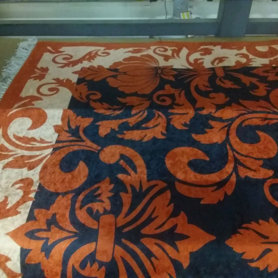 DECORATIE  BURSA HATTI RUG - BLACK / ORANGE