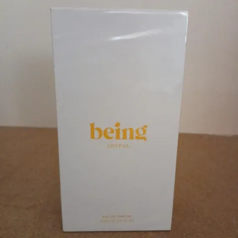 BOXED AND SEALED BEING JOYFUL EAU DE PARFUM 100ML