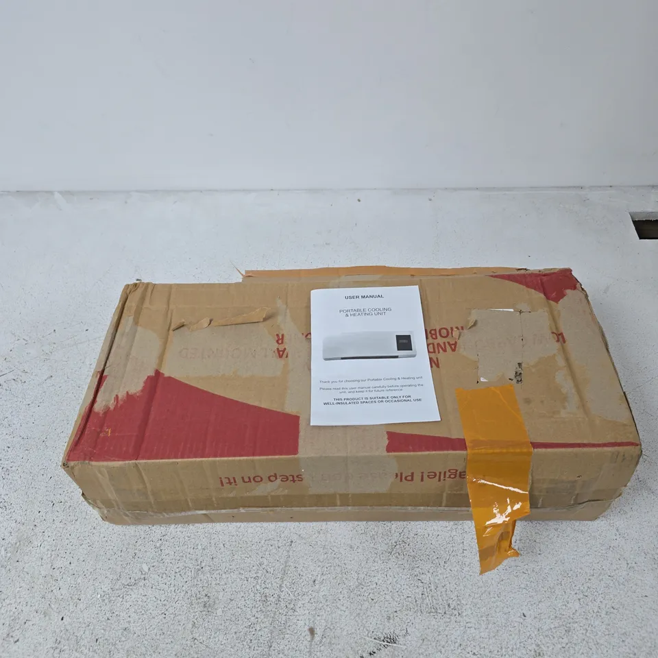 CAGE CONTAINING LARGE AMOUNT OF ITEMS TO INCLUDE: PORTABLE COOLING AND HEATING UNIT