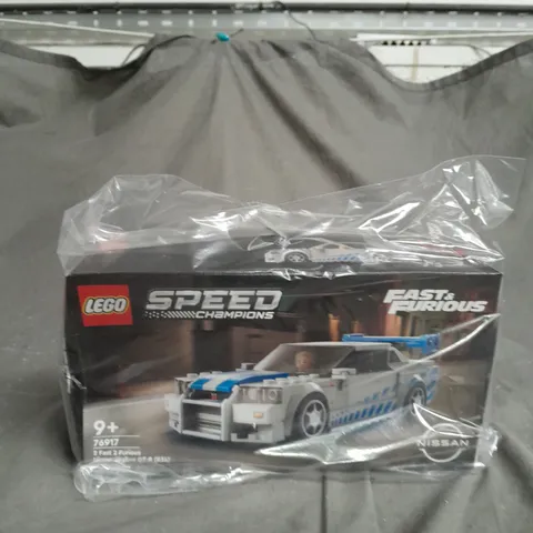 BOXED LEGO SPEED CHAMPION FAST AND FURIOUS - 2 FAST 2 FURIOUS NISSAN SKYLINE GT-R - 76917