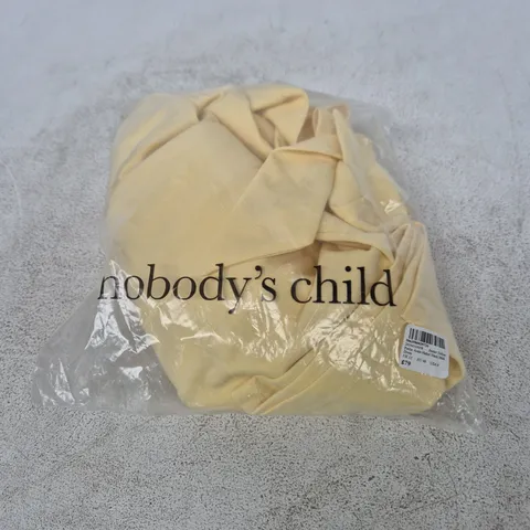 Nobody's Child Petite Amie Halter Neck Midi Dress β Butter Yellow, UK 12 (EU 40, USA 8)