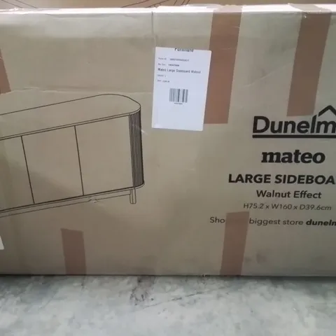 BOXED MATEO LARGE SIDEBOARD //WALNUT EFFECT