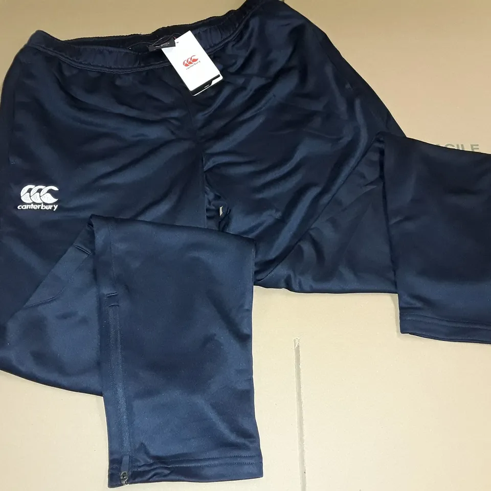 CANTERBURY POLY KNIT TRACK PANTS - L