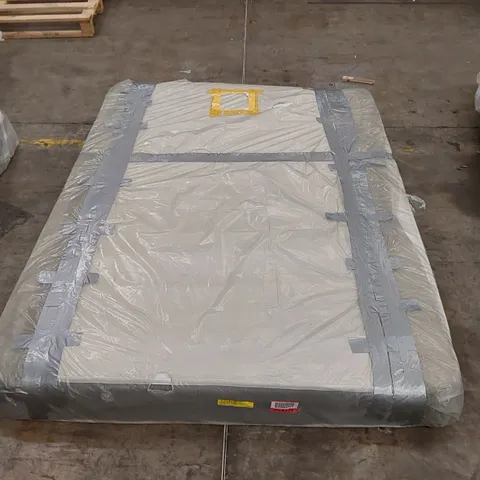 QUALITY BAGGED 4'6" DOUBLE MEMORY FOAM SPRUNG OPEN COIL MATTRESS