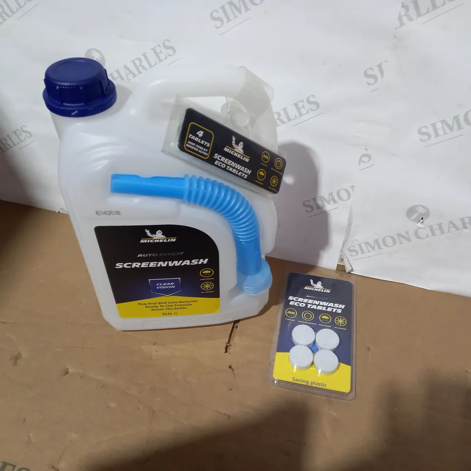 MICHELIN SCREENWASH EMPTY BOTTLE WITH ECO TABLETS