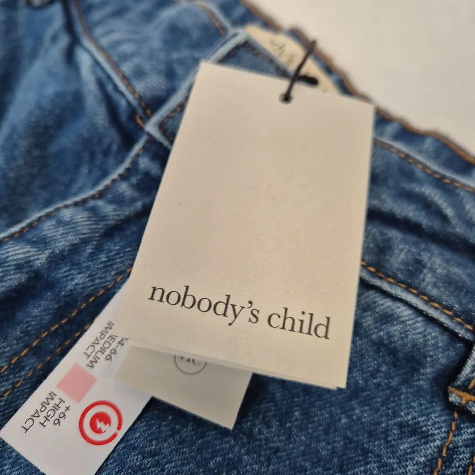 NOBODY'S CHILD BLUE DENIM JEANS – UK 14 (EU 42, US 10)