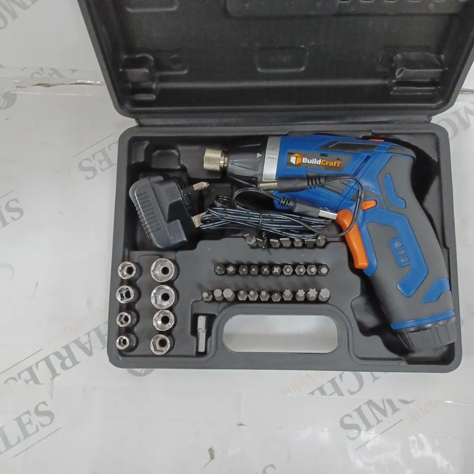 BOXED BUILDCRAFT CORDLESS SCREWDRIVER SET 