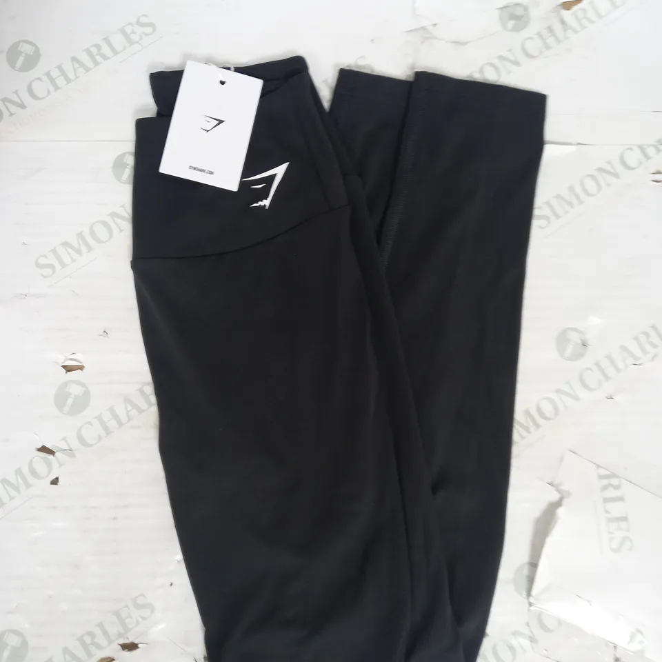 GYMSHARK TRAINING BODYFIT LEGGINGS IN BLACK SIZE S